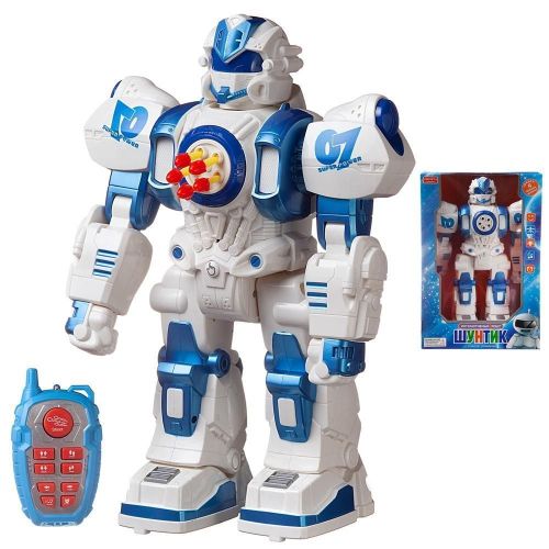 Робот Junfa Шунтик на радиоуправлении, движение, голосовые команды, русский язык