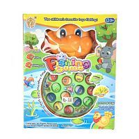 Игра настольная "Рыбалка" завод., звук,  в компл. предм. 20 шт., эл. пит. ААх2шт. не вх. в компл., кор
