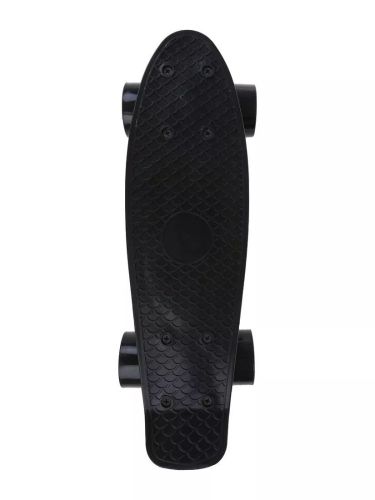 Скейтборд пластиковый 41x12 см чёрный 636247 фото 3