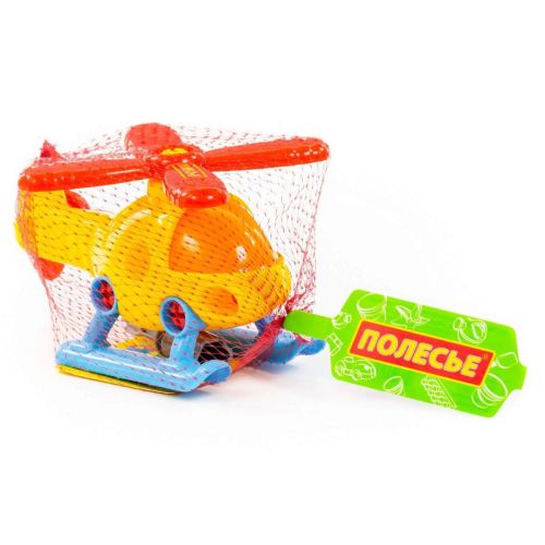 Конструктор транспорт Вертолёт (16 элементов) (в сеточке) фото 5