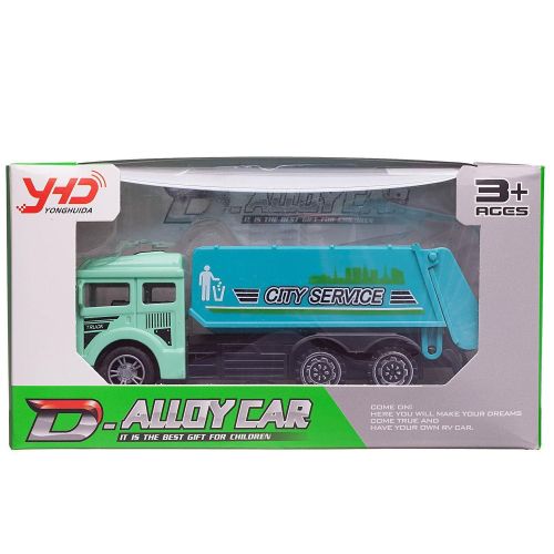 машинка junfa спецтехника мусоровоз инерционная металлическая фото 5 Машинка Junfa Спецтехника Мусоровоз инерционная металлическая фото 5