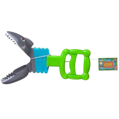 Игрушка ABtoys Зубастики Коварная акула, выдвижная 28 см фото 3