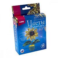 Цветы из пайеток Подсолнух