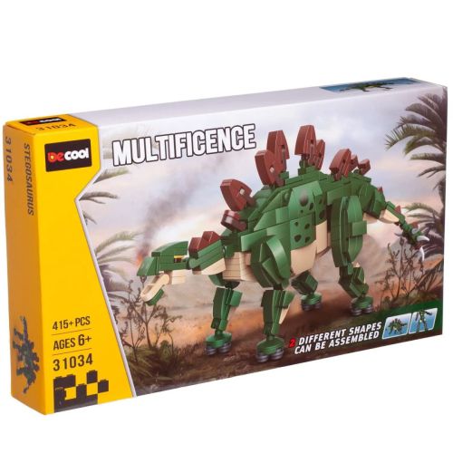Конструктор Decool Стегозавр-трансформер 415 деталей фото 5