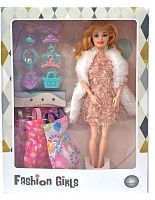 Игр. наб. Модница, в компл. кукла 29 см., 12 предметов