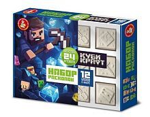 Раскопки набор Кубикрафт 12 блоков (24 артефакта)