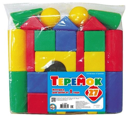 конструктор десятое королевство теремок, 27 деталей, выдувка Конструктор Десятое королевство Теремок, 27 деталей, выдувка