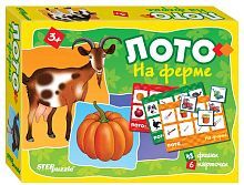 Детское лото Step puzzle На ферме 80309