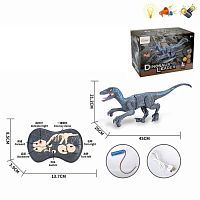 Динозавр д/у, свет, звук, ИК пульт, встроен. аккум. 3,7V, USB з/у, эл. пит. ААх2 шт. не вх. в компл., коробка