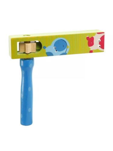 деревянная трещотка круговая mapacha зеленый/синий 76433 Деревянная трещотка круговая Mapacha зеленый/синий 76433