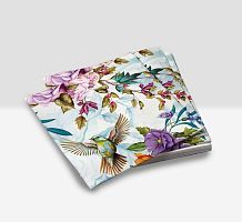 Салфетки бумажные ND Play Птицы и цветы, трехслойные 33*33 см, 20 шт