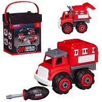 Машинка-конструктор Собери сам "Пожарная машина"