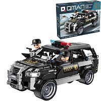 Конструктор Qman серия MineCity Полицейский внедорожник преследует преступника 686 деталей