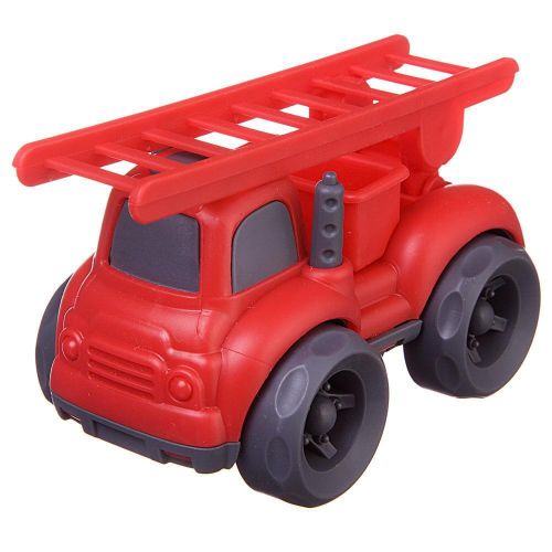 Машинка ABtoys Спецтехника Пожарная машина с лестницей, 10х7х8см фото 2