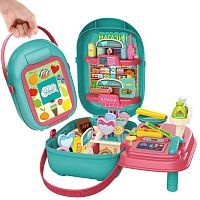 Чудо-чемоданчик ABtoys Набор 2в1 Супермаркет не менее 47 предметов