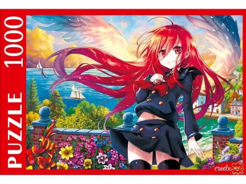 Пазлы 1000 Аниме девушка