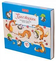 Пластилин 10 цв. Веселые истории 150г со стеком