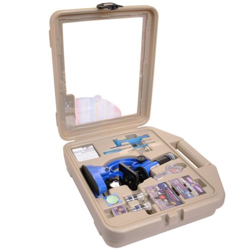 Набор для опытов EASTCOLIGHT с микроскопом в чемоданчике, синий фото 6
