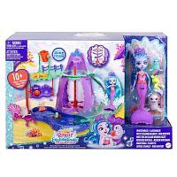 Игровой набор Mattel Enchantimals Большой аквапарк с куклой и питомцами