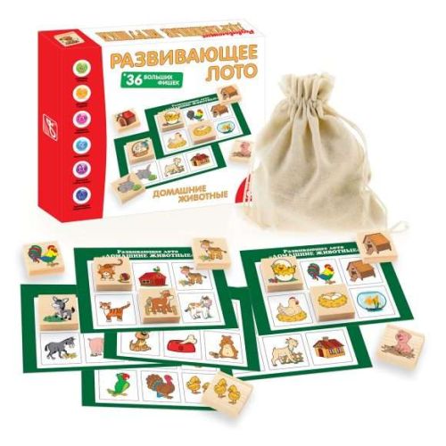 Настольная игра АНДАНТЕ Лото Домашние животные