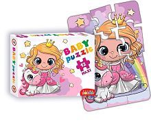 Пазл Дрофа-Медиа Baby Puzzle Принцесса и единорог (4035), 12 дет.