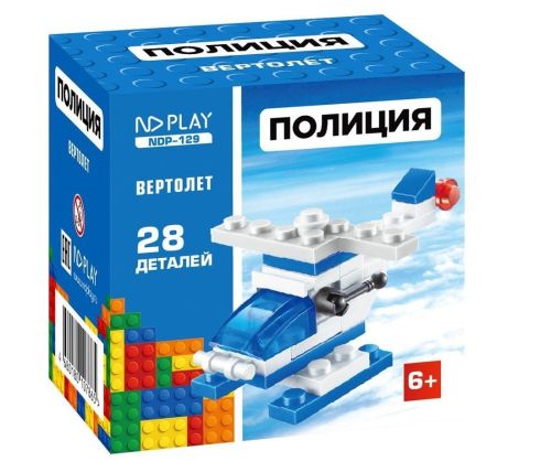 Конструктор Вертолет, 28 деталей