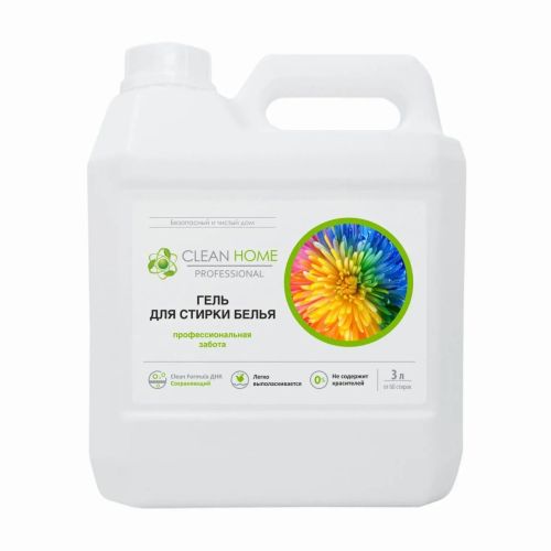 гель для стирки clean home универсальный 3л Гель для стирки CLEAN HOME Универсальный 3л