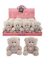 Мишка  Валентинка "Неженка" 14см, дисплей