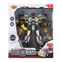 Трансформер Робот-машина, свет, звук, эл.пит.LR54*3шт.в комплекте, коробка