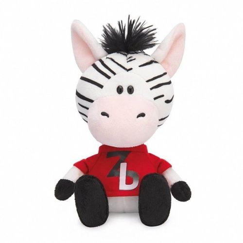 Зебрёнок Зиба в красной футболке 15 см