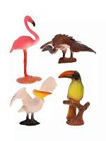 Игровой набор 4 фигурки птиц 7-15 см Q906-1