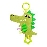 Игрушка-подвеска Крокодильчик хрустящий