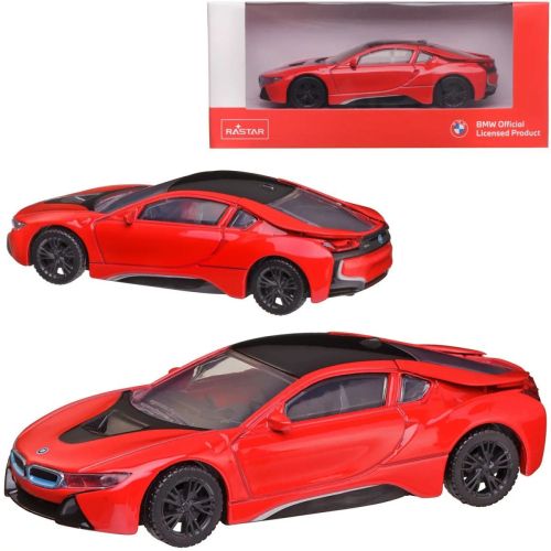 машина металлическая 1:43 bmw i8, цвет красный Машина металлическая 1:43 BMW i8, цвет красный