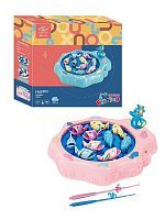 Настольная игра "Рыбалка", свет, звук, в компл. предм. 13шт., эл. пит. ААх3шт. не вх. в компл.,кор