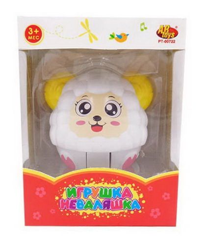 Неваляшка Овца, на батарейках, с эффектами