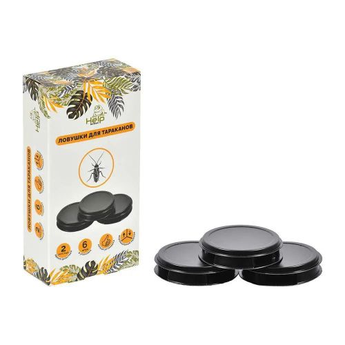 Пластиковые ловушки HELP для ТАРАКАНОВ, 6 шт в уп фото 4