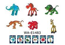 Фигурка мини-животного в пакетике. Мультяшное животное, в ассортименте 6 видов