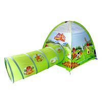 Палатка Наша игрушка Ферма с туннелем HF031