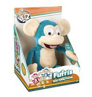 Игрушка интерактивная IMC Toys Club Petz Funny Обезьянка Fufris интерактивная, смеётся и подпрыгивает, звуковые эффекты, мягконабивная, голубая