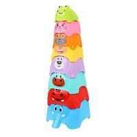Пирамидка детская 33 см, 8 элементов, кор.