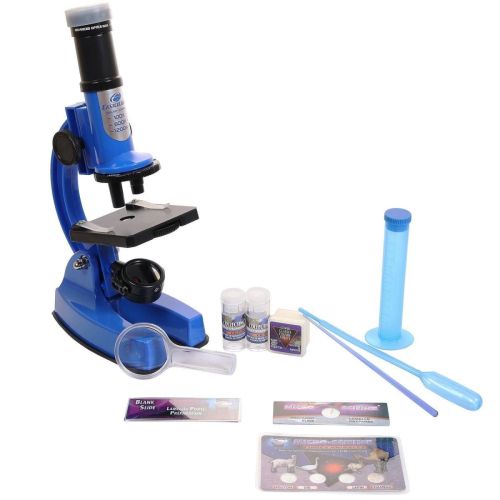 Набор для опытов EASTCOLIGHT с микроскопом в чемоданчике, синий фото 5
