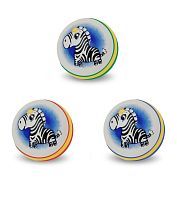 Мяч детский Зебра 12,5 см в ассортименте