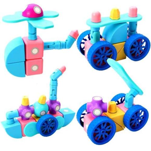 Магнитный конструктор Наша Игрушка Играй и создавай 36 деталей фото 2