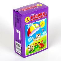 Кубики с картинками Солнышко-2 6 шт