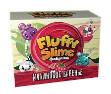 Инновации для детей Fluffy slime фабрика. Малиновое варенье