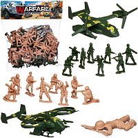 Солдатики Junfa пластмассовые, в пакете 62 шт