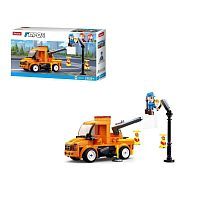 Конструктор Sluban Город Спецтехника Ремонт электросети 122 детали