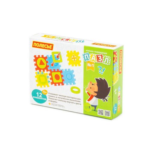 ПОЛЕСЬЕ Пазл №1 развивающий 12 элементов фото 2