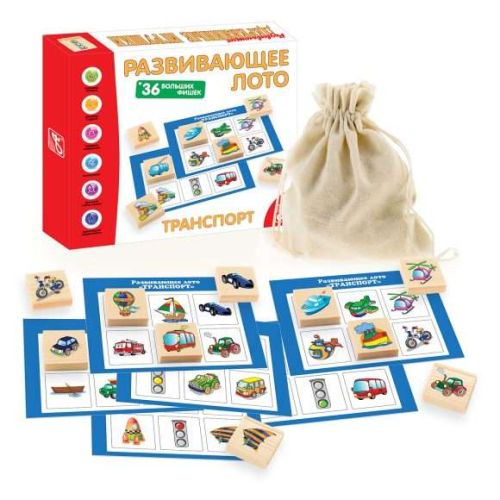 Настольная игра АНДАНТЕ Лото Транспорт