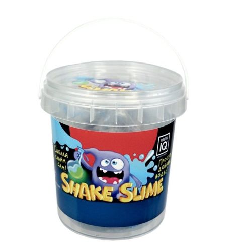 Шейк-слайм, неон голубой